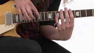 Joel Hoekstra  Rock of Ages intro tapping lick [upl. by Aihsas]