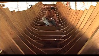 Wooden boatbuilding  A Malay boatbuilding village by Maurizio Borriello [upl. by Lunette]