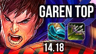 GAREN vs RENEKTON TOP  1011 6 solo kills Godlike 600 games  EUW Master  1418 [upl. by Thacher]