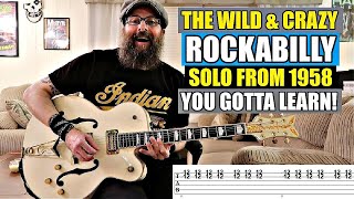 A Wild 66 Year Old Rockabilly Solo That You Gotta Learn [upl. by Euqinehs]