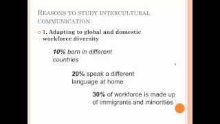 Reasons to Study Intercultural Communication [upl. by Eirhtug]