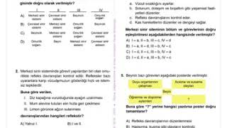 6sınıf Denetleyici ve Düzenleyici sistemler kazanım soruları çözümü [upl. by Sivlek]