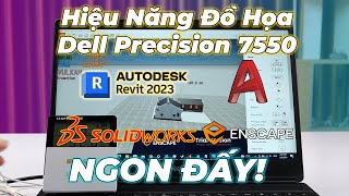 Hiệu năng Dell Precision 7550 Ngon đấy i710850H Card RTX 3000 6GB [upl. by Lekcar489]