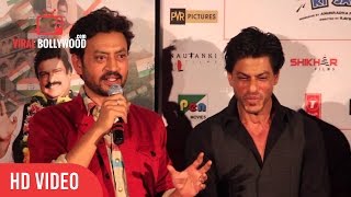 Question Answer Session With Shahrukh Khan Irfan Khan amp Anupam Kher [upl. by Leunamnauj]