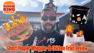 Ghost Pepper Whopper amp Chicken Fries Review [upl. by Metah]