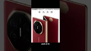 Huawei Mate XT First TriFolding Smartphone Revealed [upl. by Norri]