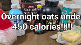 Easy overnight oats ingredients in description [upl. by Ettenahc]