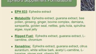 Pharmacodynamic Mechanisms Ephedra [upl. by Bridwell]