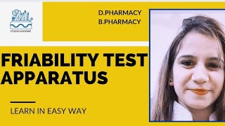 friability test of tabletfriability test apparatuspharmaceutical tabletquality control test ptu [upl. by Publius]