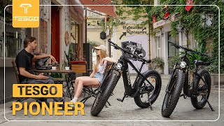 Meet the Tesgo Pioneer Carbon Fiber Ebike Superb Fattire Bike for Outdoor Lovers [upl. by Sall900]