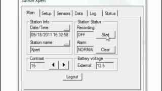 Start and Stop Recording Sutron Xlite Equipment en español [upl. by Gabriellia]