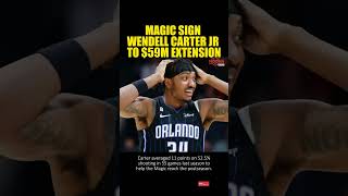 MAGIC SIGN WENDELL CARTER JR TO 59M EXTENSION OrlandoMagic WendellCarter CarterJr [upl. by Jada]