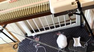 How To Thread A KnitmasterSinger LK100Zippy 90 [upl. by Severn]