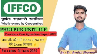 IFFCO APPRENTICE 2024  IFFCO PREVIOUS YEAR QUESTION PAPER  IFFCO VACANCY 2024 [upl. by Issak185]