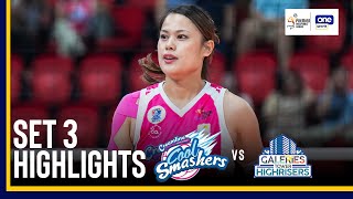 GALERIES TOWER vs CREAMLINE  SET 3 GAME HIGHLIGHT  2024 PVL REINFORCED CONFERENCE  August 3 2024 [upl. by Evangelist721]