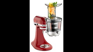 KitchenAid KSM1JA Review One Of The Best masticating juicers [upl. by Eenhpad]