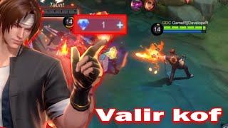 Valir KOF SKIN SPIN Gameplay mobile legends [upl. by Ted]