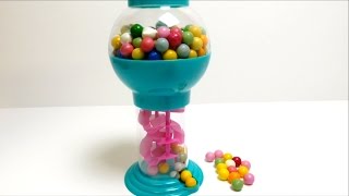 Spiral Cyclone Gumball Machine with Chewing Gum Toys ガムボールマシーン [upl. by Ijuy]