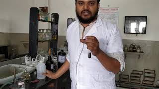 HYPOCHLORITE TEST FOR ANILINE [upl. by Tabib]