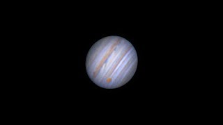 Jupiter and Saturn through a Celestron 127 mm Maksutov Cassegrain scope [upl. by Aihseken]