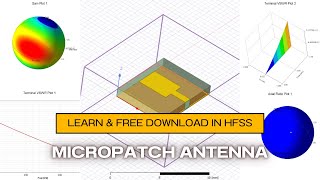 Microstrip patch antenna with HFSS  5G antenna in HFSS  Design and Analysis of Microstrip Antenna [upl. by Ahsemac915]