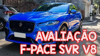 Avaliação Jaguar FPACE SVR 2022  V8 E 0100 DE FERRARI F40 E CONSEGUE ANDAR NA LAMA [upl. by Durgy]