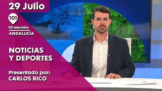 🔴 Noticias y Deportes Andalucía la actualidad andaluza en 101tv  29 Julio [upl. by Adnesor814]