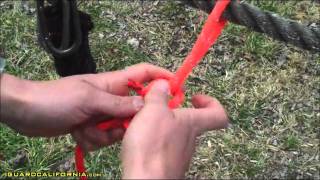 Army Ranger School Basics Knots  Re Routed Figure 8 11 [upl. by Em]