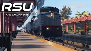 ROBLOX 9 Driving Trains in Rail Sim Universe [upl. by Oryaj624]