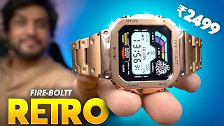 Budget Smartwatch with RETRO Looks ⚡️ FireBoltt Retro Smartwatch Review [upl. by Burta]