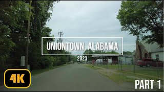 Driving around Uniontown AL  Part 1  Retrippin in 4K  2023 [upl. by Ogilvy]