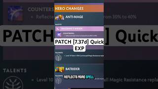 PATCH 737d QUICK EXPLNATION  dota2 shorts [upl. by Stoll]