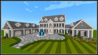 Minecraft How to Build a Mansion 8  PART 1 [upl. by Ahtiek]