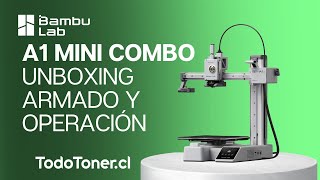 BambuLab A1 Mini Combo  Tutorial Unboxing y Armado 🛠 [upl. by Ebert]