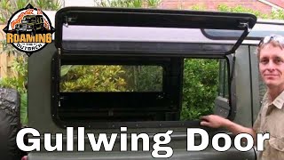 Land Rover Defender Gullwing Door Upgrade  Installation [upl. by Ecilef]