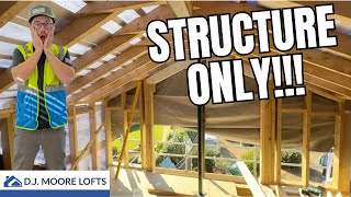 What Is A STRUCTURE ONLY Loft Conversion DJ MOORE LOFTS [upl. by Idoc]