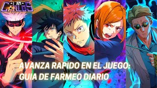 GUIA DE FARMEO DE RECURSOS  QUE HACER TODOS LOS DIAS EN JUJUTSU KAISEN PHANTOM PARADE [upl. by Anaidiriv]