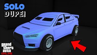 SOLO NEW SUPER EASY GTA 5 ONLINE CAR DUPLICATION AFTER LATEST PATCH [upl. by Lorrie]