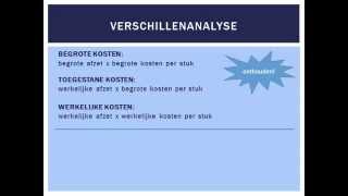 Verschillenanalyse  nettowinstopslagmethode  theorie MampO havovwo [upl. by Ofloda]