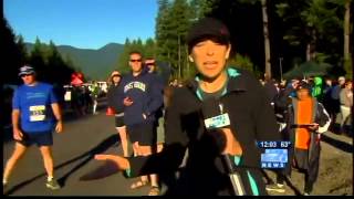 Hood to Coast runners make their way to Seaside [upl. by Pass815]