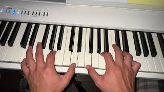 how to play screaming by Loathe on piano first piano tutorial [upl. by Yelda]