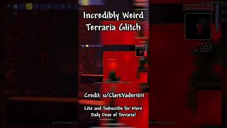 Incredibly Weird Terraria Glitch terraria gaming glitch [upl. by Onra96]