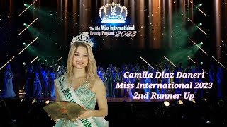 Miss International 2023 2nd Runner Up Camila Diaz Daneri  MissInternational2023 [upl. by Ahras]