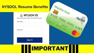 NYSDOL Unemployment How to Resume Benefits After New Job Probation Period [upl. by Silvers463]