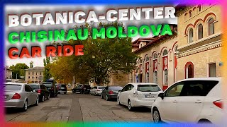 From the Botanica District to the Center District Chisinau Moldova Car Ride Travel Guid 4k [upl. by Lraep214]