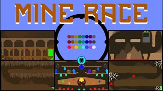 24 Marble Race EP 19 Mine Race by Algodoo [upl. by Nna277]