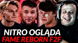 NITRO OGLĄDA FAME REBORN F2F  NATAN MARCOŃ VS MAŚLANA [upl. by Roee567]