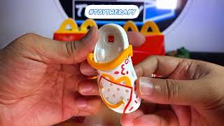 Crocs X McDonalds Happy Meal Unboxing Scribbles Happy Meal Smile Crocs Toy Red and White [upl. by Ara]