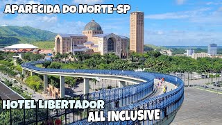 HOTEL LIBERTADOR ALL INCLUSIVE  EM APARECIDA QUARTOSCAFE DA MANHA ALMOÃ‡OS E JANTATERRAÃ‡O [upl. by Fillander]