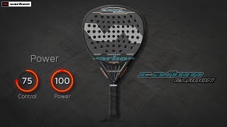 Varlion padel racket  Cañon Carbon Difusor Black 20 [upl. by Enihsnus]